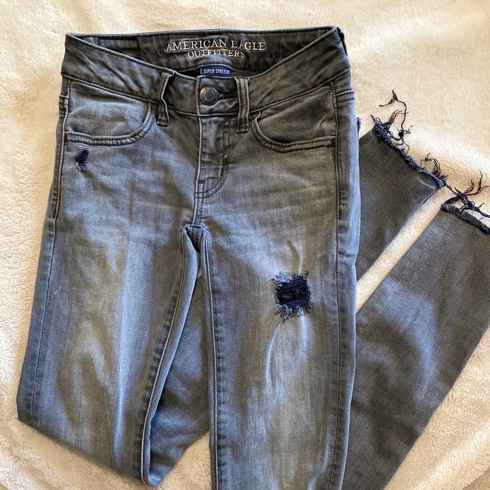 00 american eagle super skinny low rise jeggings